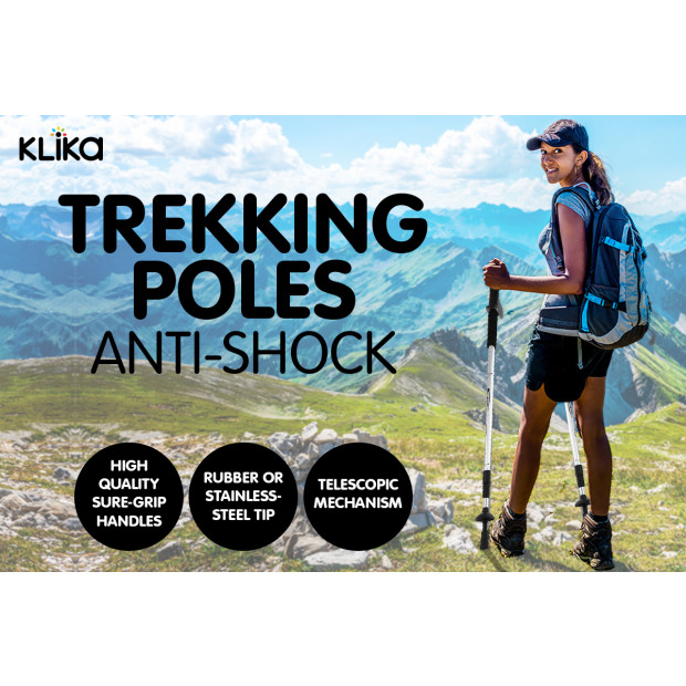 Pair Anti-Shock Trekking Hiking poles  Image 7