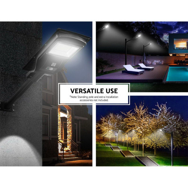 Set of 2 LED Solar Lights Street Flood Sensor Outdoor Garden Light 90W Image 6
