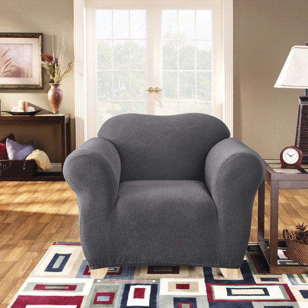 Sure Fit Armchair Pearson Sofa Cover - Slate
