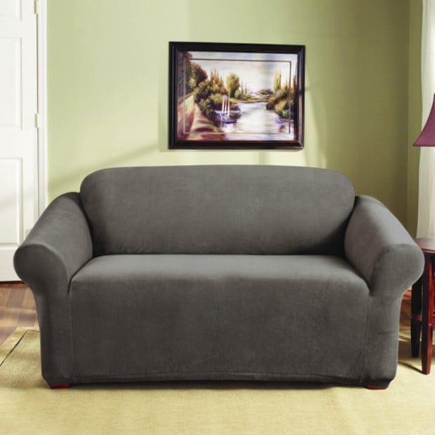 Sure Fit 2 Seater Pearson Sofa Cover - Taupe