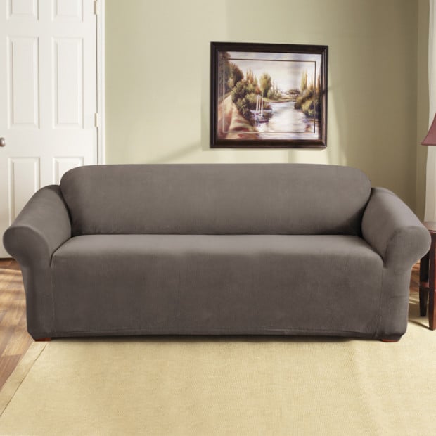 Sure Fit 3 Seater Pearson Sofa Cover - Taupe