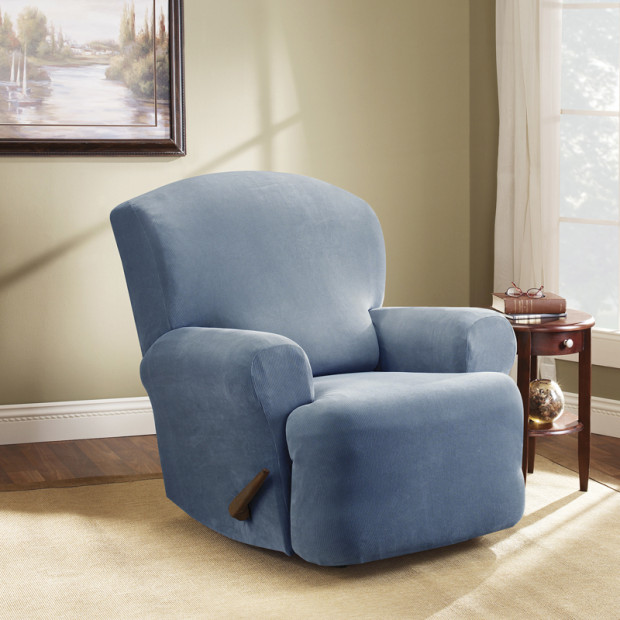 Sure Fit Recliner Pearson Cover - Federal Blue