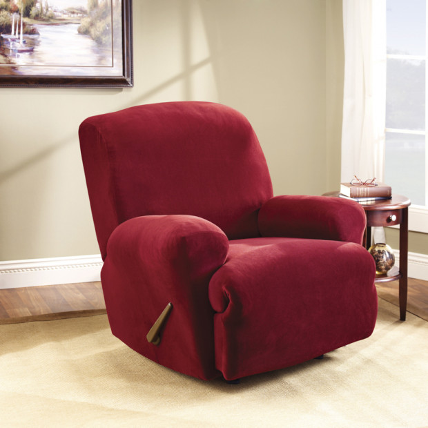 Sure Fit Recliner Pearson Cover - Red