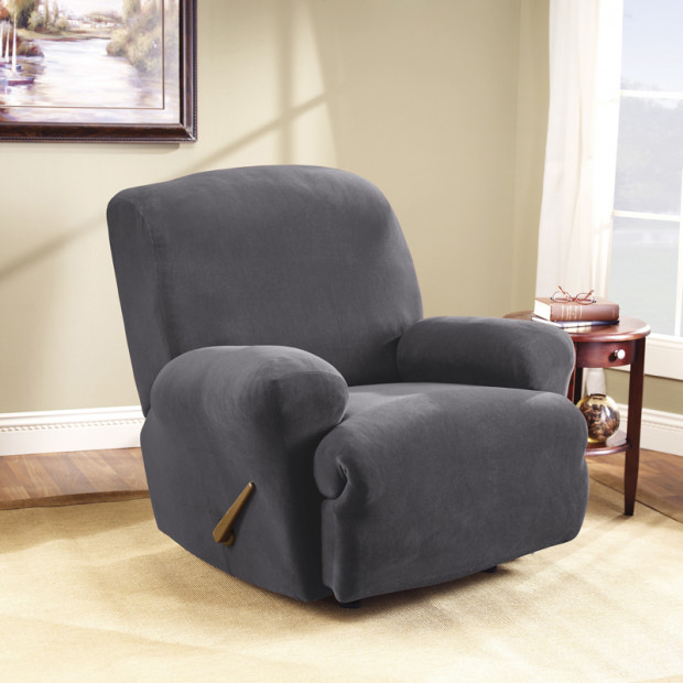 Sure Fit Recliner Pearson Cover - Slate