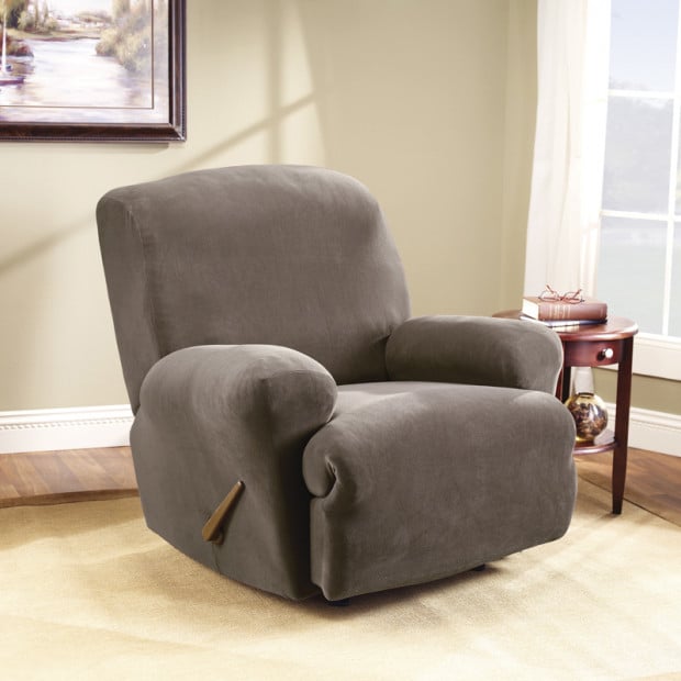 Sure Fit Recliner Pearson Cover - Taupe