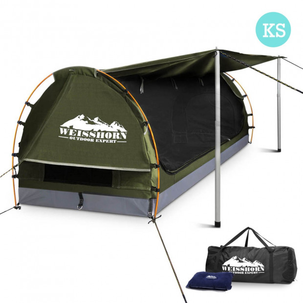 King Single Camping Swag Celadon
