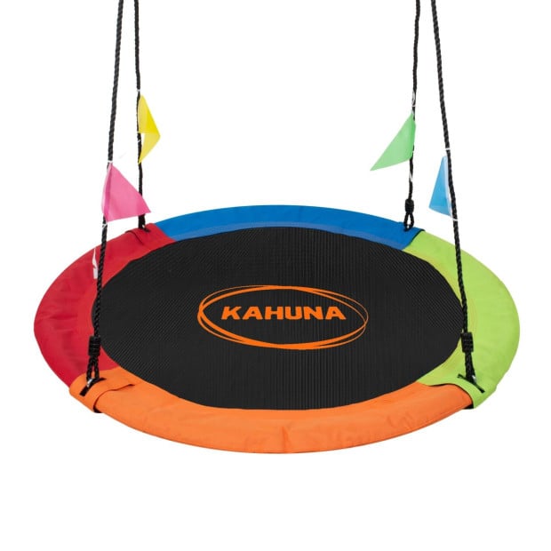 Kahuna Kids 1.2m Tree Saucer Swing Set Round with Hanging Straps 400kg Capacity Image 3