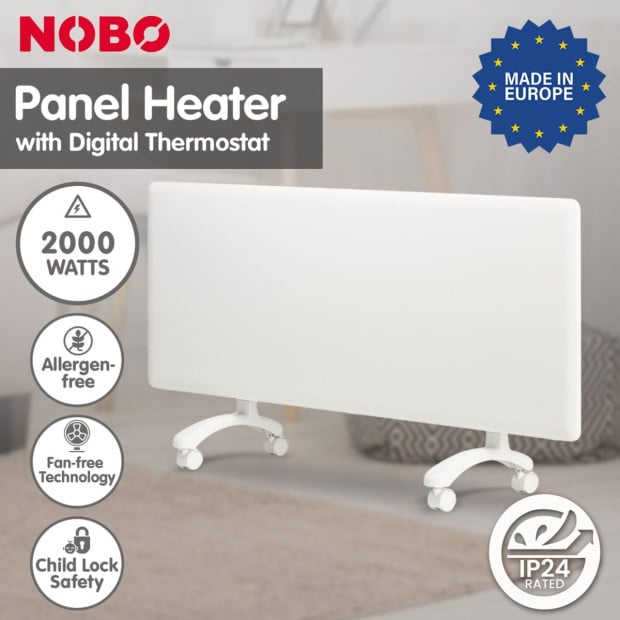 Nobo 2000W Electric Panel Heater - Refurbished