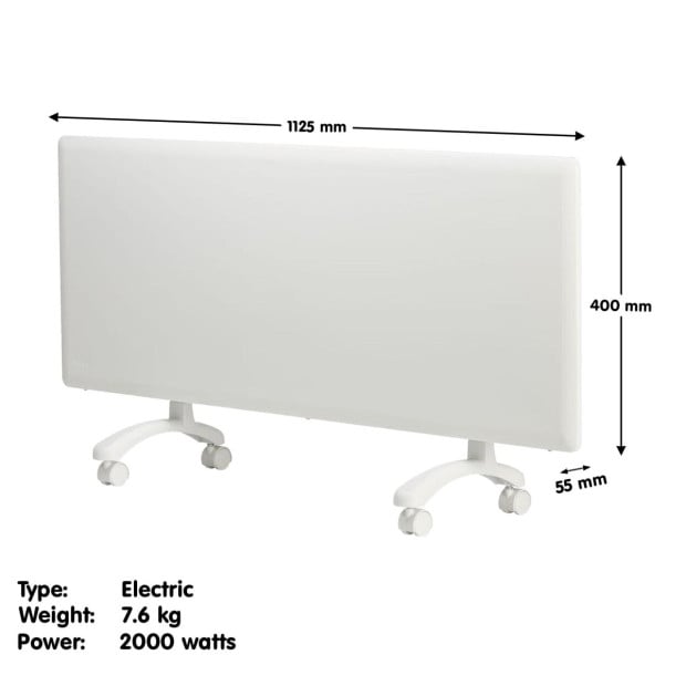 Nobo 2000W Electric Panel Heater - Refurbished Image 4