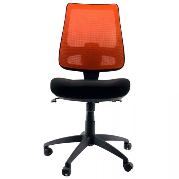 VELOX ORANGE Mesh Office Task Chair Bump Seat Comfort & Perfect Base