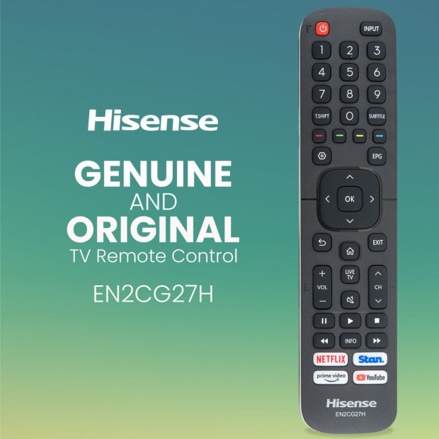 Genuine Hisense TV Remote Control T274989 EN2CG27H