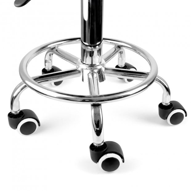 Hairdressing Salon Hydraulic Stool Barber Swivel Burgundy Image 5