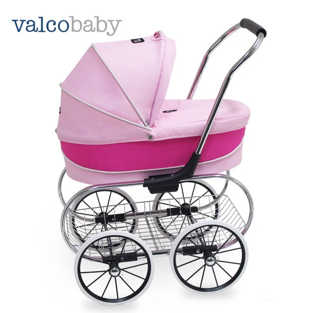 Valco Baby Princess Doll Stroller - Hot Pink Image 6