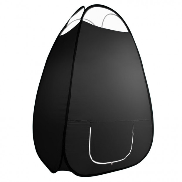 Large Black Pop Up Spray Tan Tent Tanning Mobile Booth Image 5