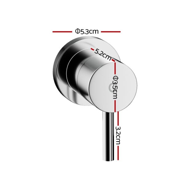 Bathroom Tap Shower Twin Tap Faucet Basin Sink Bath Swivel Chrome Image 2