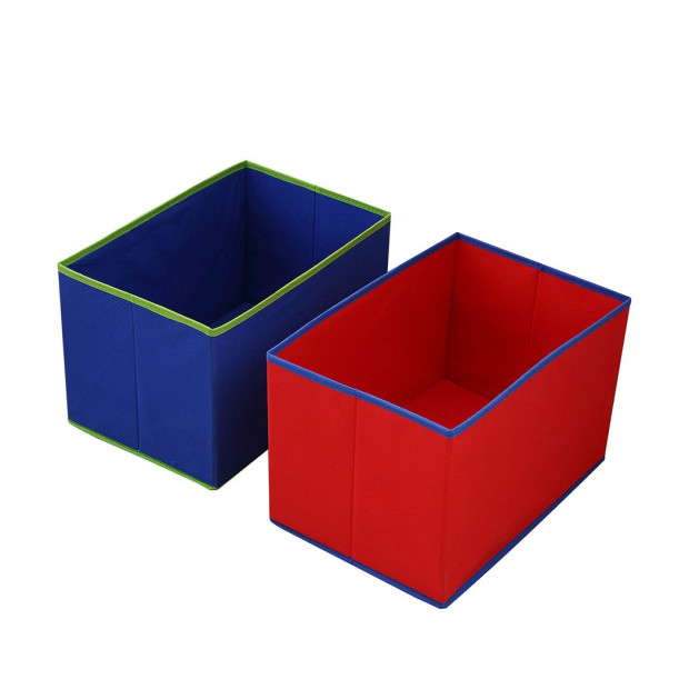 Kids Toy Box 9 Bins Storage Rack Wooden Bookcase 3 Tier White Image 6