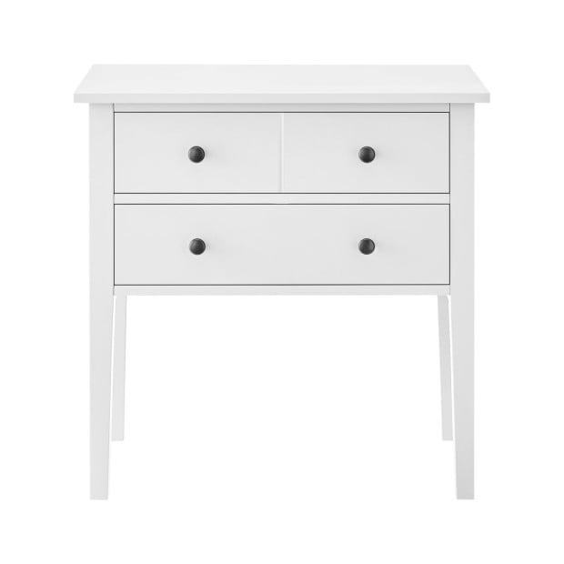 Sarantino Sven Bedside Table Night Stand - White Image 5