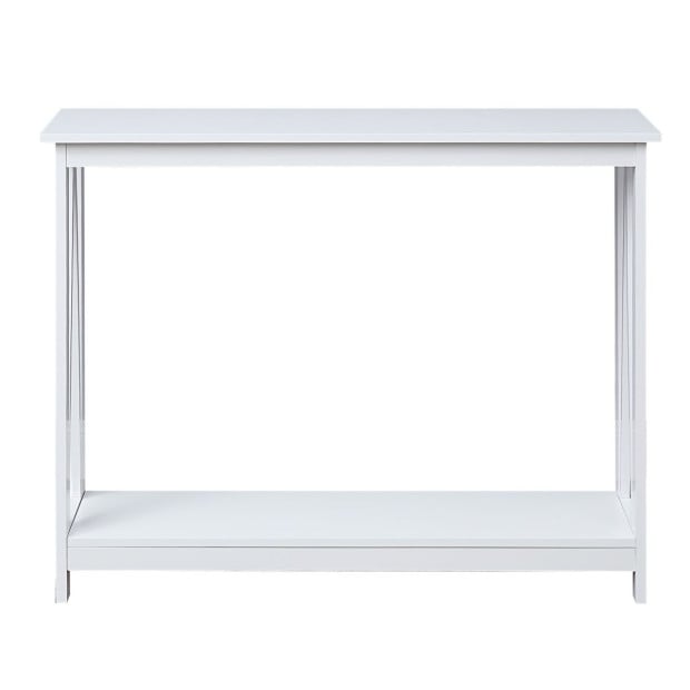 Sarantino Grace A-Frame Console Table in White Image 3