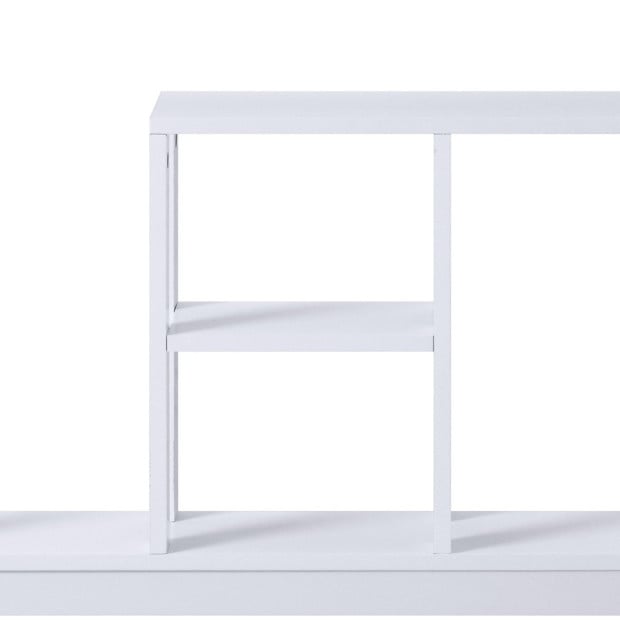 Sarantino Julian Console Table in White Image 4