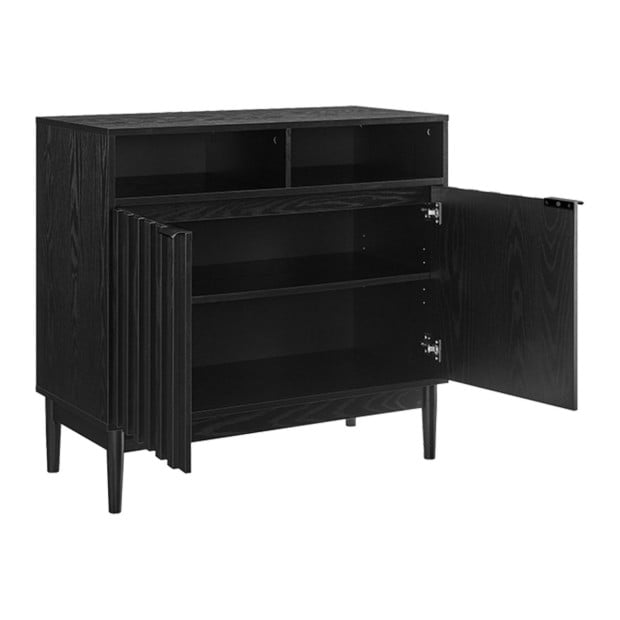 Sarantino Eleni 2-Door Sideboard - Black Image 5