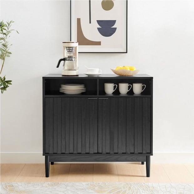 Sarantino Eleni 2-Door Sideboard - Black Image 10