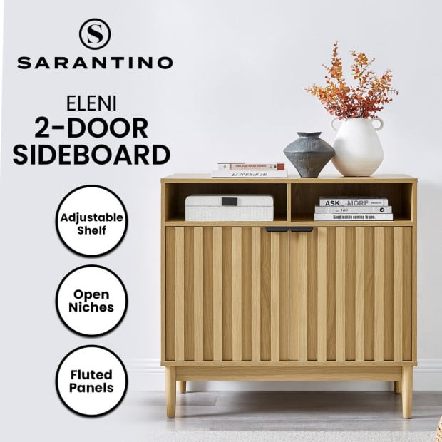 Sarantino Eleni 2-Door Sideboard - Natural