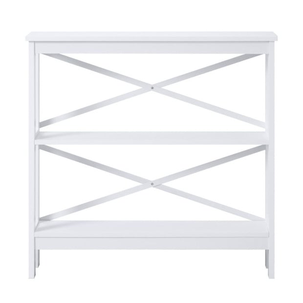 Sarantino Faustine Thin Cross Console Table Image 4
