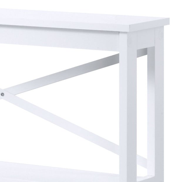 Sarantino Faustine Thin Cross Console Table Image 5