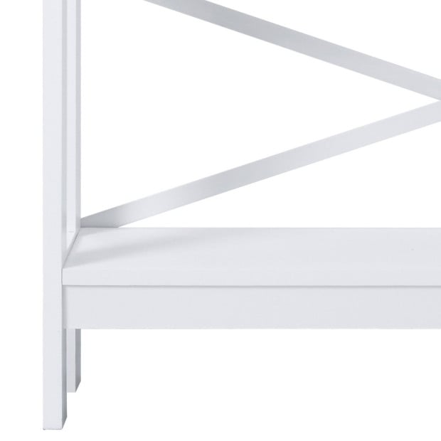 Sarantino Faustine Thin Cross Console Table Image 6