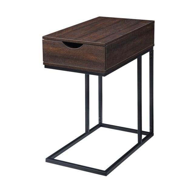 Sarantino C-Shaped Drawer Side Table Image 2