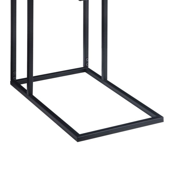 Sarantino C-Shaped Drawer Side Table Image 5