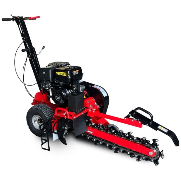 Ducar Trench Digger 457cc 18HP 4-Stroke Key Start, Petrol Trencher Machine Image 2