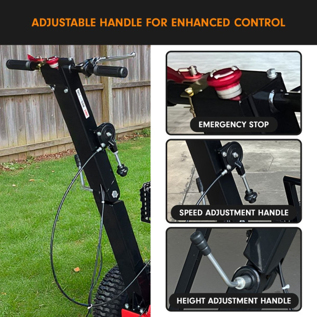 Ducar Trench Digger 457cc 18HP 4-Stroke Key Start, Petrol Trencher Machine Image 10