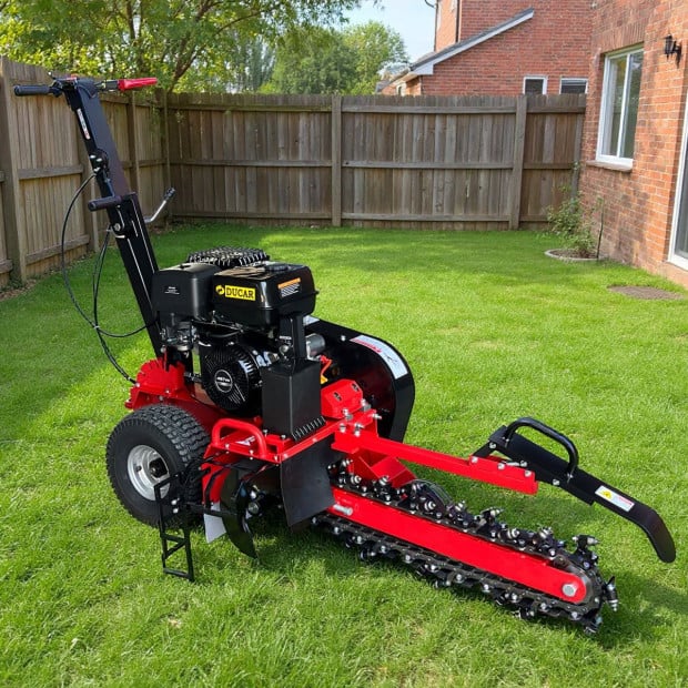 Ducar Trench Digger 457cc 18HP 4-Stroke Key Start, Petrol Trencher Machine Image 12