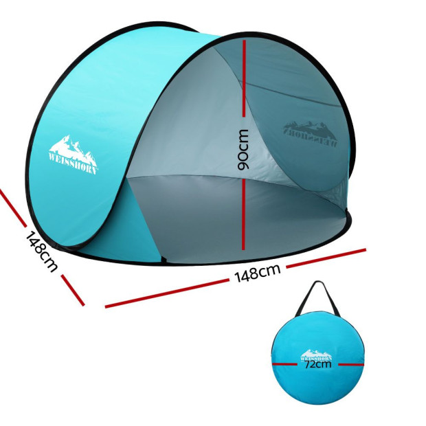Pop Up Beach Tent Camping Portable Sun Shade Shelter Fishing Image 2