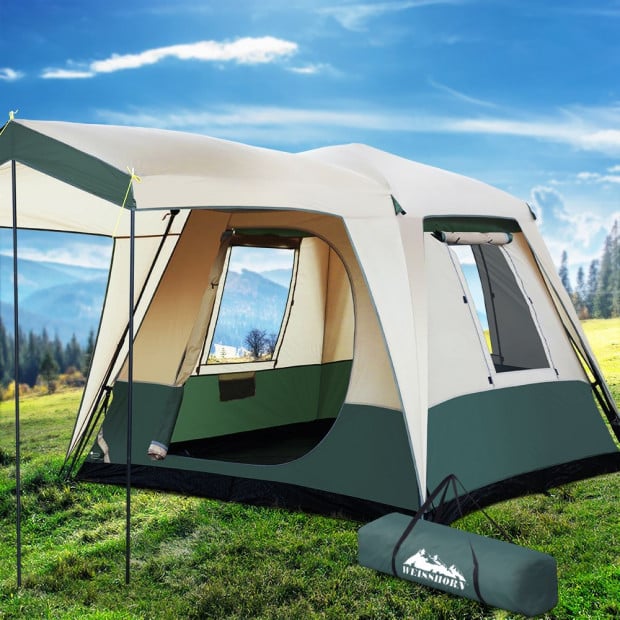 Instant Up Camping Tent 4 Person Pop up Tents Family Hiking Dome Camp Image 7