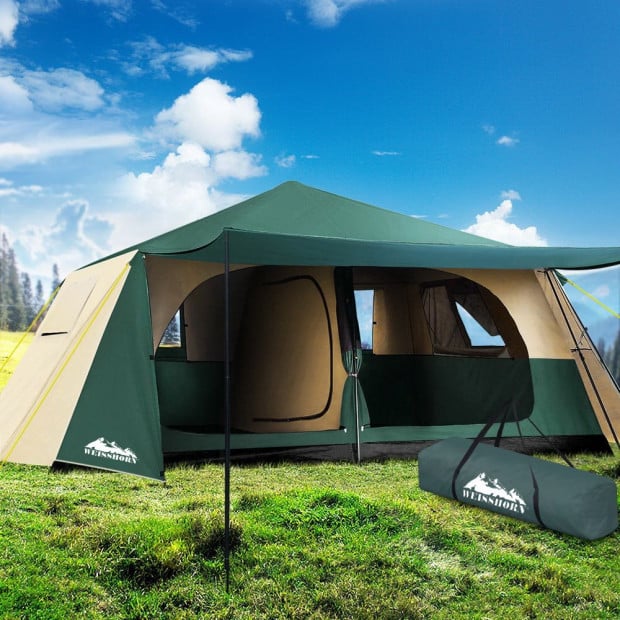 Instant Up Camping Tent 8 Person Pop up Tents Family Hiking Dome Camp Image 7