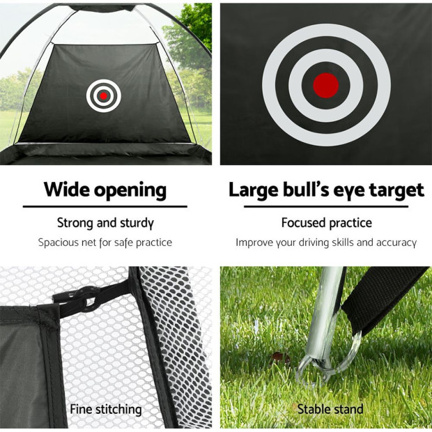 3m Golf Practice Net Tent Portable Training Aid Driving Target Mat Image 7