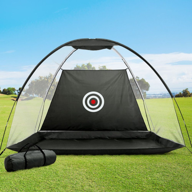 3m Golf Practice Net Tent Portable Training Aid Driving Target Mat Image 8