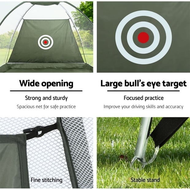 3m Golf Practice Net Portable Driving Training Aid Indoor Outdoor Image 7
