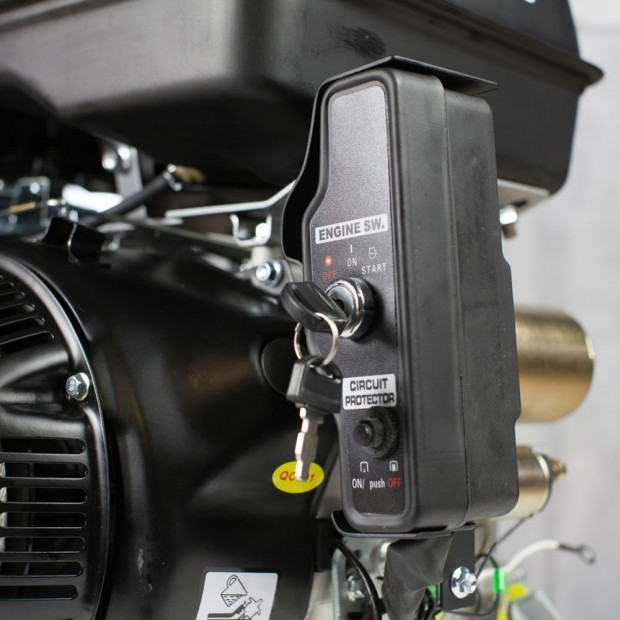 Petrol 389cc Electric Start Stationary Motor 13HP Engine - 25.4mm Shaft Image 7