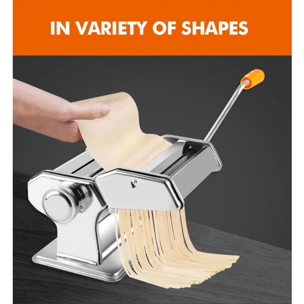 150mm Stainless Steel Pasta Making Machine Noodle Maker Silver Image 7