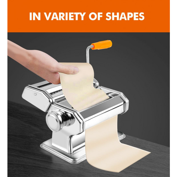 150mm Stainless Steel Pasta Making Machine Noodle Maker Silver Image 8