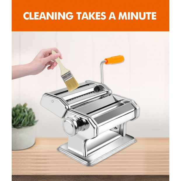 150mm Stainless Steel Pasta Making Machine Noodle Maker Silver Image 9