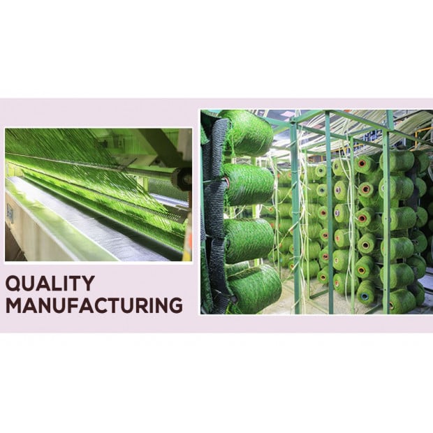 80SQM Artificial Grass Lawn Flooring Outdoor Synthetic Turf Plant Lawn Image 10