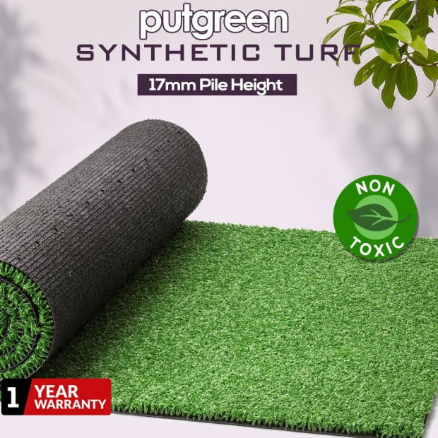 60SQM Artificial Grass Lawn Flooring Outdoor Synthetic Turf Plant Lawn Image 3