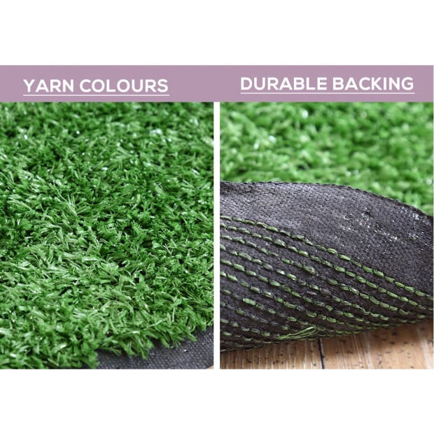 60SQM Artificial Grass Lawn Flooring Outdoor Synthetic Turf Plant Lawn Image 7
