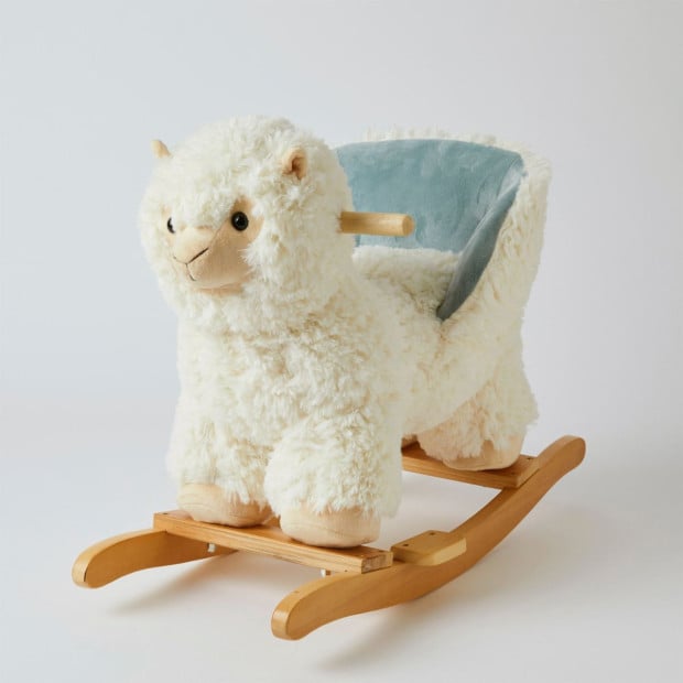 Jiggle & Giggle Soft Plush Toy Rocker - Llama Image 5