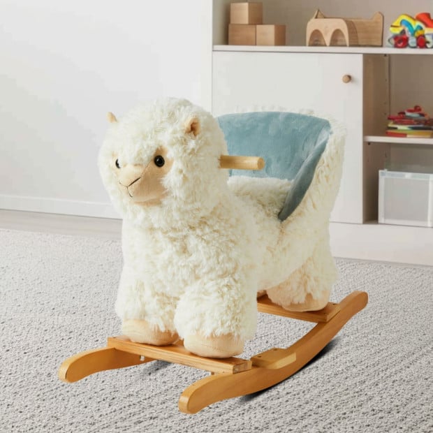 Jiggle & Giggle Soft Plush Toy Rocker - Llama Image 6