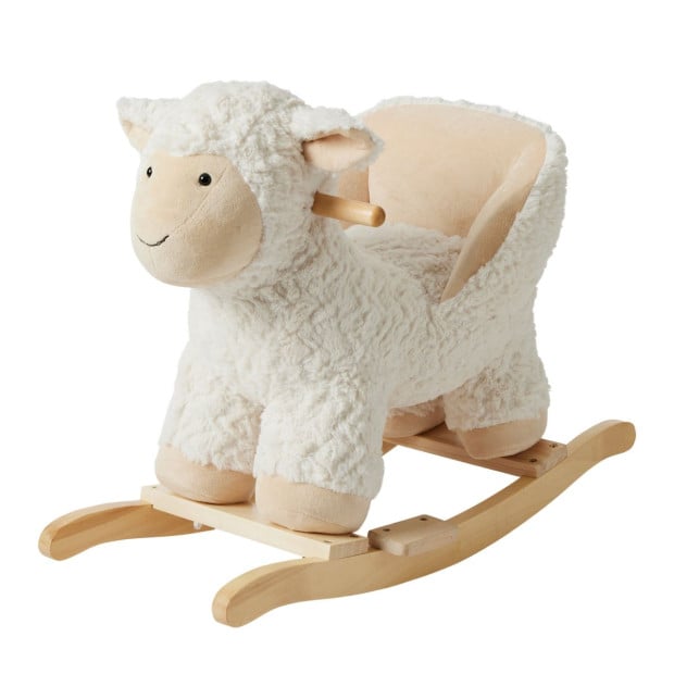 Jiggle & Giggle Soft Plush Toy Rocker - Sheep Image 2